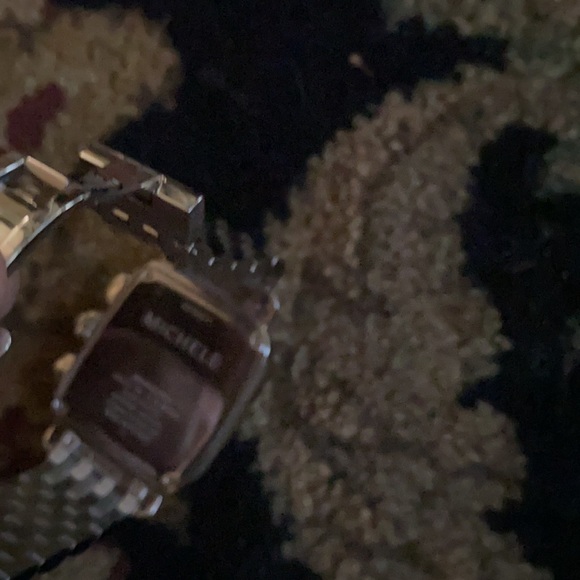 barley worn Michelle stainless steel watch. It fits a small arm no extra links - Picture 3 of 11